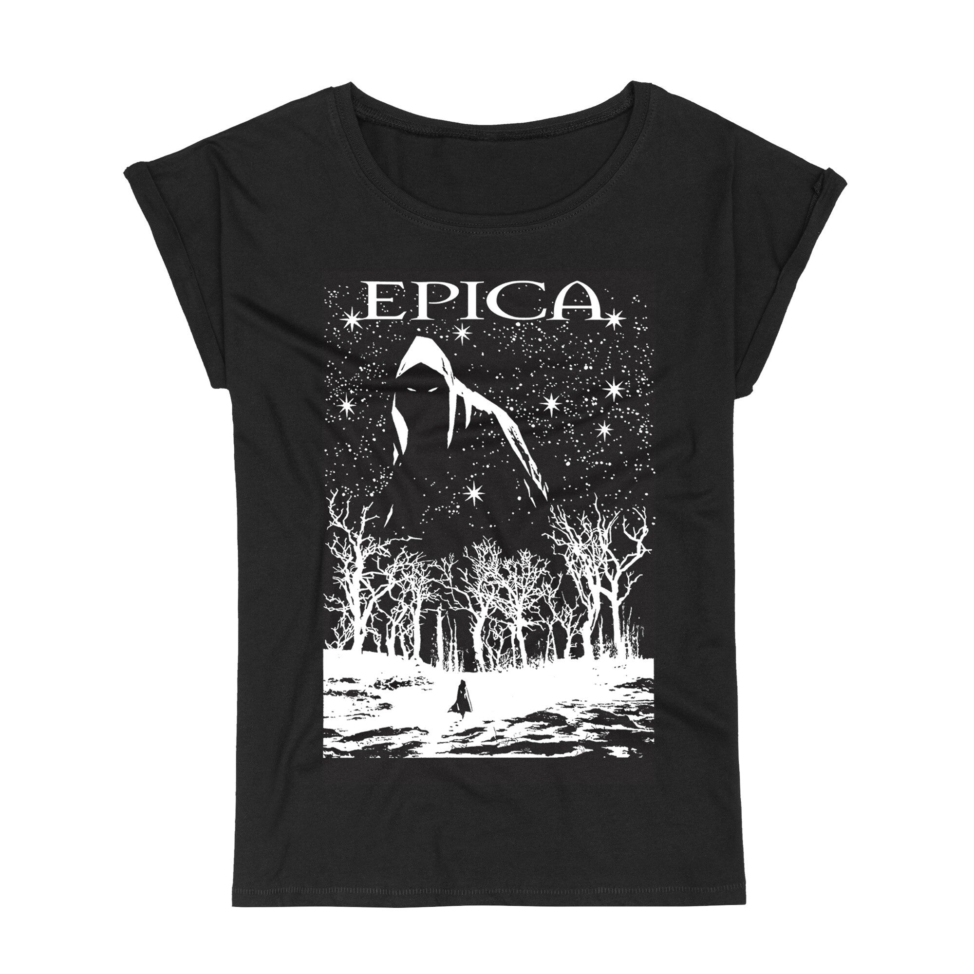 Epica Dark Forest Girlie Shirt Roll Up Sleeves 27582